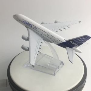 2025FREE SHIPPING 16CM AIRBUS A380 METAL ALLOY MODEL PLANE AIRCRAFT MODEL TOY AIRPLANE BIRTHDAY GIFT M6-059