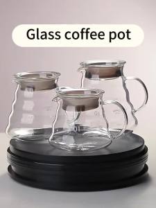 600ml Glass Coffee Carafe Coffee Pot Clear Standard Coffee Server for Pour-Over Coffee Maker