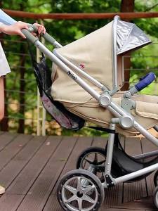 Summer Stroller Net Pocket Stroller Baby Supplies Stroller Storage Bag Hanging Bag Car Storage Bag Practical Storage Bag