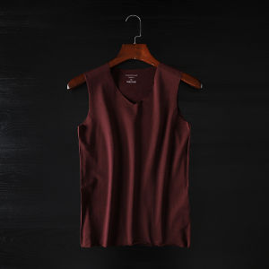 Áo Vest Lót Lông Cừu Tự Làm Nóng Cho Nam Mùa Đông Ấm Áp Không Đường May Nguyên Bản Cắt Nhãn Lót Lông Cừu Trẻ Trung Thời Trang