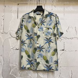 เสื้อเชิ้ต ฮาวายลายสัปปะรด M-4Xl มี 6 สี ไม่ร้อน ใส่สบาย แห้งง่าย เย็นสบาย ผ้าสปันนุ่ม  เสื้อเชิ้ตฮาวายเกรดคุณภาพ