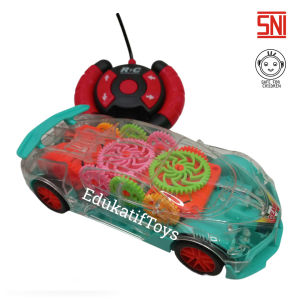 Mobil RC Gear Car Mainan Mobil RC Body Transparan.