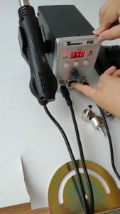 Trạm Hàn 2 Trong 1 8586 - 760W Hiển Thị Kỹ Thuật Số Súng Hàn Khí Nóng & Hàn Sắt ESD