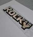 Emblem logo rocky model kecil. 