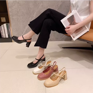 Genuine Leather Patent Mary Janes & Thick Heel Sandals: A Guide to Comfortable Casual Fashion Shoes