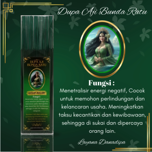 Dupa Aji Bunda Ratu Ukuran 600 Gram Aroma Sedap Malam By Layana Danadipa