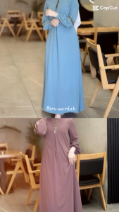 GAMIS ABAYA TERBARU DESAIN KEKINIAN BAHAN KATUN TOYOBO PREMIUM