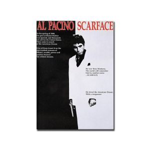 Scarface The World is Yours Classic Movie Posters and Prints  Tony Canvas  Wall Art for Living Room Home Decor