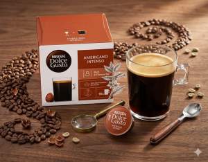 NESCAFE DOLCE GUSTO VỊ AMERICANO INTENSO HỘP 16 VIÊN NHẬP UK