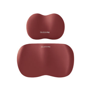QUEES | Luxurious Suede Neck and Waist Support Pillow
