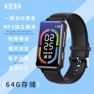 Smart Sports Bracelet Music Recording Pen Bluetooth 5.0 Independent Play High Definition Noise Reduction MP3 Storage Bracelet