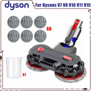 Electric water tank mop dry and wet vacuum cleaner accessories Head brush For Dysons V7 V8 V10 V11 V15 cordless vacuum cleaner