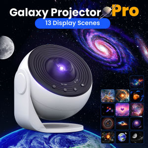 Toàn cầu cho Galaxy đèn chiếu phiên bản Pro mẫu mới nhất đi kèm với 13 chiếc phim cho Đèn bầu trời đầy sao độ nét cao đèn khí quyển phòng ngủ diện tích chiếu tăng 48% chiếu rõ hơn độ sáng tăng 25%