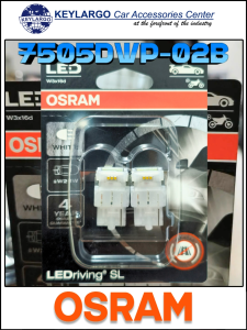 OSRAM LED T20 COOL WHITE 6000K 1 4W12V W3X16D5XBLI22B2 ( 2 PCS PER SET )