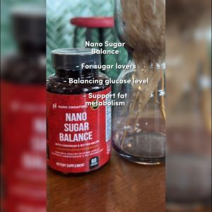 Nano Sugar Balance with Chromium & Bitter Melon - Support Healthy Glucose Levels Carbohydrate & Fat Metabolism Blood Sugar Supplement