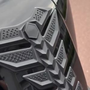 Universal Motorcycle Rubber Tank Pad Tank Protector Sticker Decorative Protective Pad Rubber 3D Fuel Tank Pad Fishbone Tank Pads