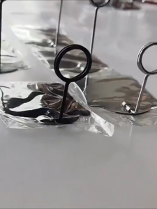 5PCS Price Name Tag Clip Metal POP Advertising Clip Photo Display Stand For Store Supermarket