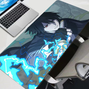 Bandai | Mouse Pad Japan Anime Desktop Mat Computer Accessories N-naruto HD Print Mouse Mat Sasuke Uchiha Cool Mousepad Gamer Rubber Pads