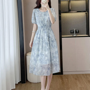 DAIXIANGFEIZI | Chiffon Summer Short-sleeved Womens Dress