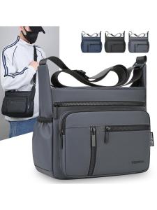 Túi Đeo Chéo Nam Dung Tích Lớn Nhiều Ngăn Đựng Đồ Dùng Công Sở Thường Ngày Túi Đeo Vai Đơn Bằng Vải Nylon Mềm