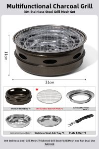 DAYIHE | Retro Charcoal BBQ Grill Outdoor Stove