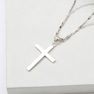 SHISHANGMEIDI | Simplicity Valentines Day Gift Couples Sterling Silver Necklace