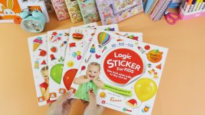 Sách - Logic Sticker For Kids - Dán hình phát triển tư duy cho bé 2-8 tuổi - ndbooks