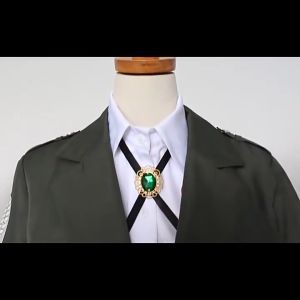 Anime Attack Titan Eren Levi Role Playing Costume Windbreaker Uniform Halloween Womens and Mens Role Playing Set