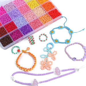 12000ชิ้น/กล่อง3มิลลิเมตรเย็นสีอบอุ่นที่มีสีสันลูกปัดแก้วเช็กชุดคิทเครื่องประดับทำ DIY มิตรภาพสร้อยข้อมือคู่สร้อยคอเครื่องประดับหัตถกรรม