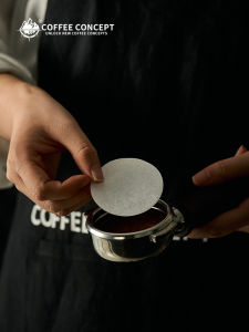 Coffee Concept Coffee Filter Paper round Handle Special Secondary Water Filtering Paper for Coffee Machine 51/53/54/58mm