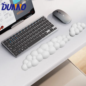 Cloud Mouse Pad Keyboard Wrist Rest Soft Leather Memory Foam Support Cushion for Easy Typing Pain Relief Ergonomic Anti-Slip