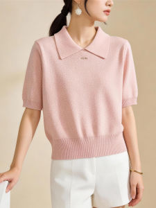 QINGNAER | Slimming Polo Neck Big Size Womens Knitwear
