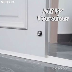 🇸🇬 [In Stock]New UPGRADE Door Sealing Strip 96CM Door Seal Wave PVC Doorstopper Strip Dust Door Bottom Sealing Strip 門縫密封条
