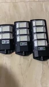 New Upgrade LED Solar Lights Outdoor Remote Control Solar Lamp Motion Sensor Light Waterproof Garden Courtyard Street Lamp