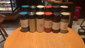 【K-Home】500ML Portable Thermos Tumbler Water Bottle 304 Stainless Steel Cup Drinking Bottle Vacuum Flask Hot & Cold