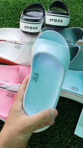 รองเท้าส้นสูงผู้หญิง ครอส Crocband Plateform Slide รองเท้าส้นตึก เบานิ่มใส่สบาย รองเท้าแตะ คลิกที่นี่ สำหรับสี แต่ละรองเท้า