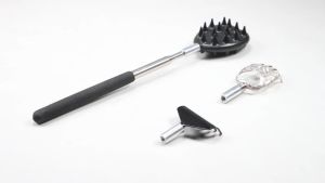 3in1 Telescopic Back Scratcher Expandable Back Scraper Home Body Massage Stick Anti-Itch Stick