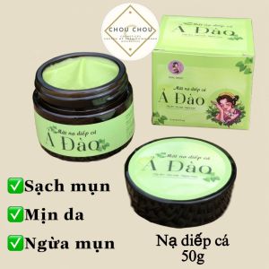 Mặt nạ diếp cá Ả Đào Mộc Nhan Natural ngăn ngừa mụn námtàn nhang 50gr