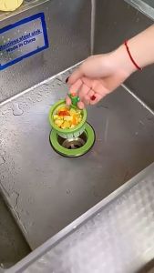 Penyaring Wastafel Kaktus Filter Sink / Keranjang Saringan Filter Wastafel Cuci Piring / Penyaring Kotoran Wastafel Bentuk Kaktus