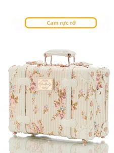 Sarah face | Fashion Vintage Cute Mini Travel Suitcase 16 Inch