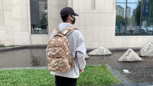 Camouflage Large Capacity backpack for kids boy waterproof weekend travel bag for fitness gym sports