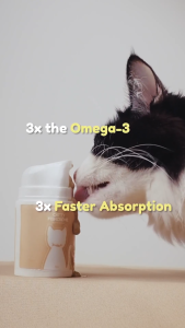 PawmisedLand Catty FishCreme – Emulsified Salmon Oil & Fish Oil for Cats and Dogs – Rich in Omega-3 - Supports Skin & Coat Health – Helps Reduce Shedding & Hair Loss – Beautifies Fur – For Pets of All Ages – Supplement for Shinier Healthier Coats