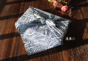 Japanese Style Cotton Dragon Boat Festival Bunny in Flowers Sushi Bento Box Wrapping Cloth New Year Gift Wrapping Cloth 52