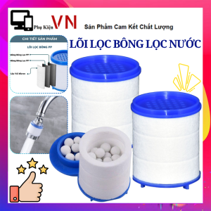 COMBO 10 Lõi Lọc Nước Tại Vòi Có Đá Khử Tiện Dụng Lõi Bông PP Thay Thế Đầu Lọc Nước Tại Vòi Làm Sạch Canxi Clo Cặn bẩn Tạp Chất Tài Vòi - Đầu Lọc Nước Sạch Tại Vòi