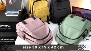 Mismi Bryn Bag Tas Ransel Wanita dan Pria Premium Backpack Sekolah Stylish - 32B
