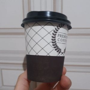 Coffee cup Mr Coffee + LID 9 oz 200 ml + LID / Gelas plastik Kopi 9 oz / Tea cup / Paper Hot Cup Motif PREMIUM 9 Oz / Tutup (50 pcs) 200 ml / paper cup premium / paper cup motif