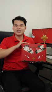 Hộp quà tặng set quà tặng saffron saffron mật ong đông trùng hạ thảo Kingdom Herb chính hãng