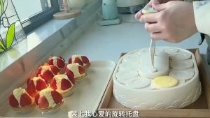 Conveyor Machine Automatic Rotary Machine Dessert Cake Display Dessert Stand Plates for Wedding Party Birthda