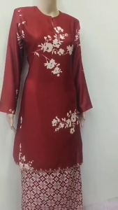Baju Kurung Pahang WARDA Emboss Jacquard #KP25121 BBStml