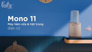 Máy hâm sữa và tiệt trùng điện tử FATZ BABY Mono 11 FB3009TN 4 chức năng thiết kế nhỏ gọn